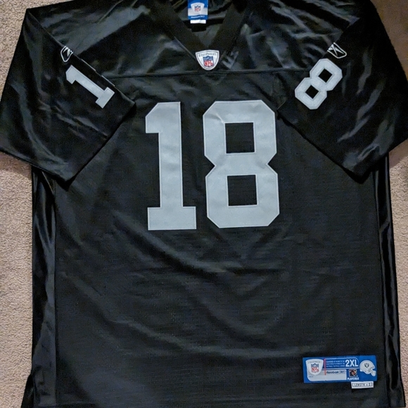 Oakland Raiders Randy Moss Jersey Sewn 2XL - Picture 2 of 5